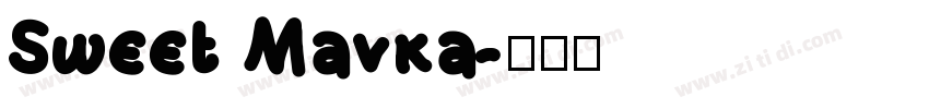 Sweet Mavka字体转换